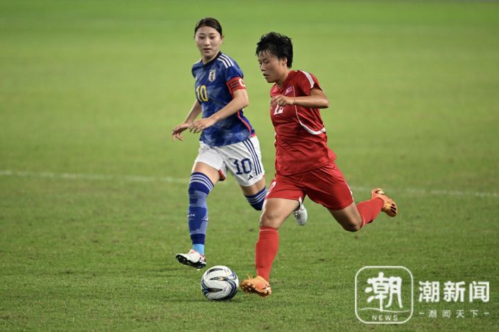 亚运会女足决赛上半场朝鲜1-1战平日本队(3)