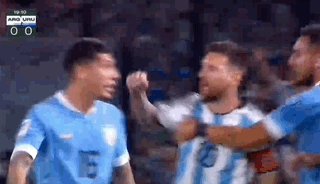 【世预赛】阿根廷大战乌拉圭，梅西首发苏亚雷斯替补(3)
