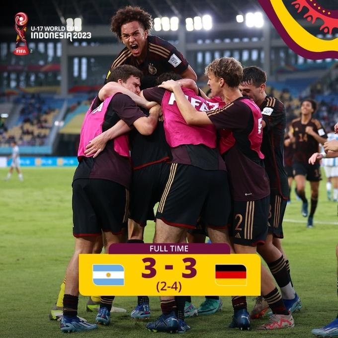 点球战7-5！德国38年后再进世少赛决赛，阿根廷红星绝平+戴帽仍饮恨