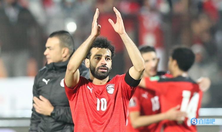 萨拉赫自17年首次参加非洲杯以来，参与埃及队14粒进球中的9个(1)