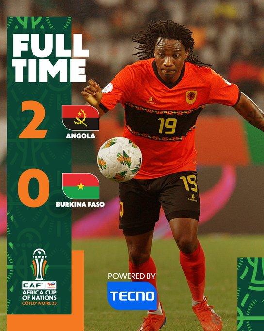 厉害！安哥拉总身价2225万欧非洲杯小组头名出线，FIFA排名117